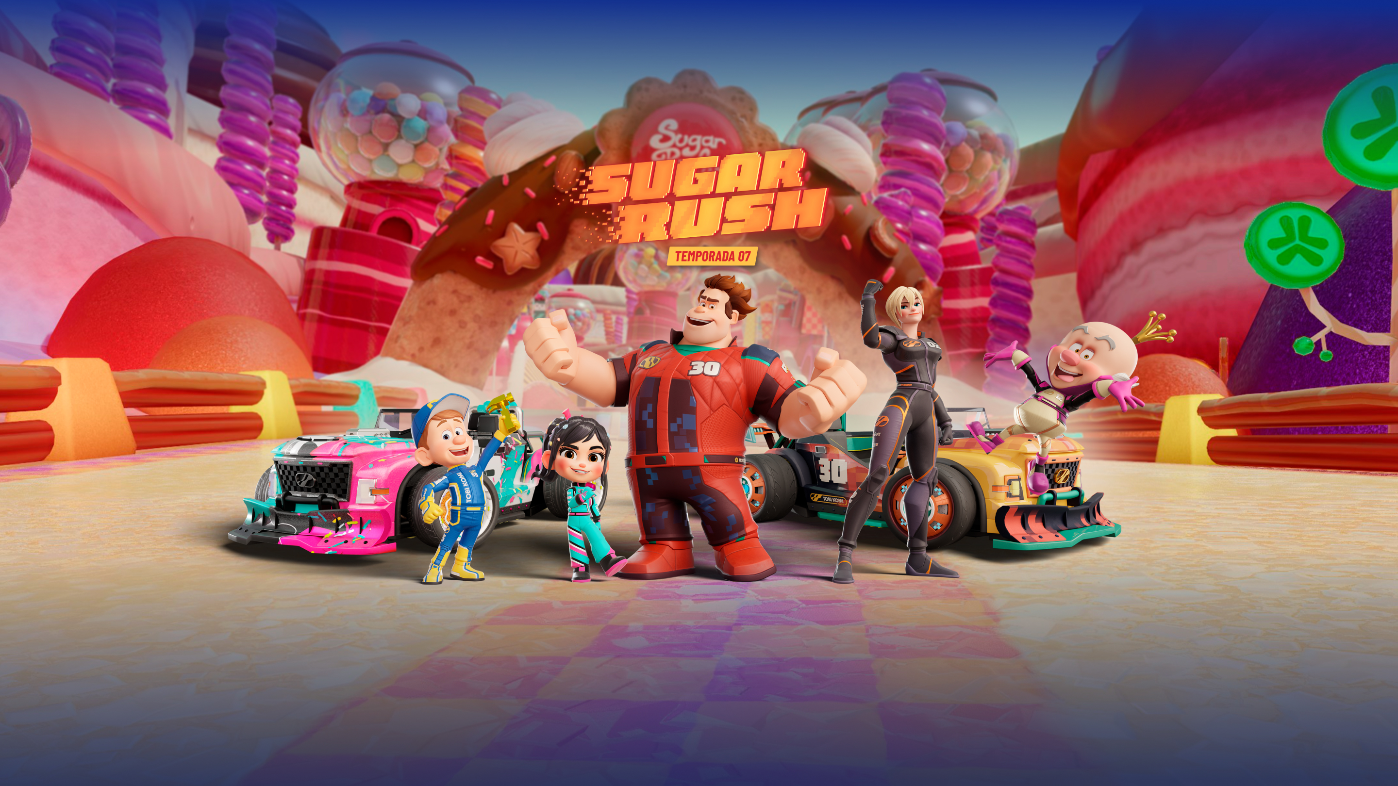 Sugar Rush Game Visual Theme